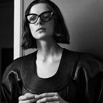 Gucci  Cream Cat-Eye Glasses Photo 6