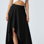 Halara NWT “Breezeful” Skirt. High waisted low ruffle 2 in 1 (built in shorts) M Photo 0