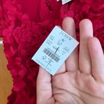 J.Crew  Red Floral Rosette Dress‎ Sleeveless Party Cocktail Size 0 Photo 4