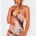 Pretty Little Thing woman’s Halter Tie-Dye Mini Dress 8 Photo 8