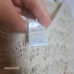 Laguna Blu Cream Long Sleeve Knit Dress Size L Photo 7