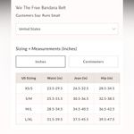 Free People NWT  Bandana Belt in Sunstone Photo 3