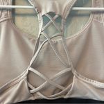 Victoria's Secret Victoria sport light gray and black open back sports bra size large Photo 9