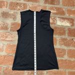 Nike EX  black DRI-FIT silky ASYMETRICAL MESH tank top sleeveless SHIRT Womens M Photo 10