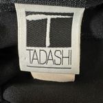 Tadashi Shoji Tadashi Vintage Black Beaded Mesh Blouse Long Sleeve Size Small Photo 4