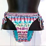 Hobie NWT  Multicolored Bikini Bottoms Side Ties Photo 0