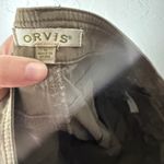 Orvis Women's Olive Green Straight Leg Casual Pants Size 16 Casual Outdoor Photo 4