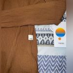 Vuori NWT  Bleeker Long Sleeve Ribbed Bodysuit Caramel- Size Large Photo 1