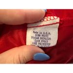 Vintage Strapless Red and Black Sparkly Midi Dress Size M Size M Photo 5