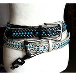 Rue 21 Studded Black & White With Turquoise Accents By Etc. Womens S/M Photo 0
