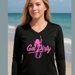 Dirty Hooker Fishing Shirt Womens Medium Long Sleeve Dri Photo 0