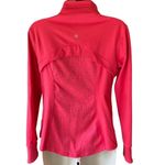 Tangerine  Bright Pink Full Zip Activewear Jacket Workout Yoga Top ~ Womens SMALL Photo 1