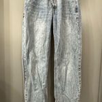 Princess Polly Holly Asymmetrical Straight Leg Jeans Size 2 Photo 1