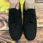 Stuart Weitzman  size 9 black canvas shoes Photo 1