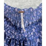 Free People   Shirt Sz M Floral Embroidered Cottage Peasant‎ Boho Floral Photo 2