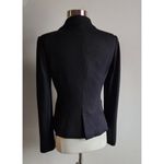 Vivienne Tam Designer Black Blazer Bossgirl 1 Button Women's Petite Small PS Photo 1