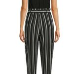No Boundaries  Juniors Black and White Paperbag Waist Jumpsuit - XXL Photo 9