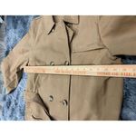 Denim & Co size Medium‎ trench with pockets and belt Tan Photo 4