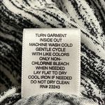 NY&C women’s size medium tank shark bite hem split sides black and white design Photo 8