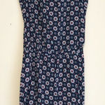 VERO MODA  Navy Blue Medallion Midi Dress Photo 0