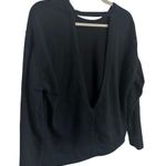 Nike Dri-Fit Versa Long Sleeve Training Top Open Back Black Size Medium Photo 2