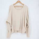 AE Offline by Aerie Waffle Knit Crew Neck Long Sleeve Thermal Top Beige XL Tan Photo 1