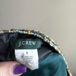 J.Crew Vintage Tweed Skirt with Green and Yellow Accents wool blend 6 Photo 9