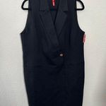 Spanx NEW  The Perfect Vest Dress Black Mini XL Ponte Normcore Minimalist Capsule Photo 0