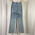 PacSun  Classic 90's Boyfriend Size 24 Blue Ripped Straight Leg Jeans Thrashed Photo 1