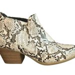 a.n.a . Memory Foam Booties D Snake Ankle Boots size 8.5 Slip-on Multicolored Photo 2