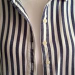 Alexander Jordan Short Sleeve Blouse Size S Blue Photo 2