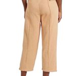 Joie NWT  Marin Peach Bloom Cropped High Rise Gauzy Orange Belted Pants 00 Photo 1