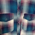 Great Northwest Clothing Company Great Northwest Indigo Cap Sleeve Button-Up Shirt - Women's Size Small- EUC Photo 1