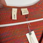 Anthropologie NWT Moth Fitted Ribbed Short Sleeve Sweater Photo 6