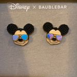 BaubleBar Disney x  Mickey Mouse Sunglasses Summer Crystal Earrings Photo 0