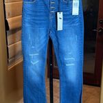 Vigoss GWEN KICK FLARE LEG - DARK WASH Size 27 Photo 4