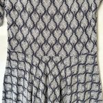LuLaRoe Nicole Fit & Flare Dress Sz 3XL Graphic Peacock Plume Pattern Bohemian Photo 8