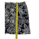 Karen Scott Women Size 14 Skirt Shorts Blue Paisley 28-189 Photo 4