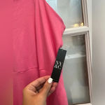 New York & Company Sundress Dress Womens Large Pink Cotton Sleeveless Pullover Black Photo 8