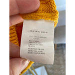 Vintage Cable Knit Sweater Vest Bright Yellow Eclectic Academia Heritage Boho XL Photo 4