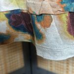 Vera Wang Simply Vera  Multicolor Floral Long Sleeve Top Photo 3