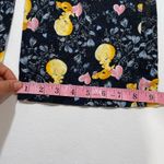 Tweety Bird Pajama Pants Size L 11/13 | Warner Bros Sleepwear Black Pink Hearts Size L Photo 4