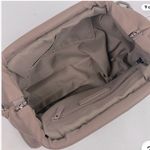Badgley Mischka  Taupe Wrapped Frame Clutch NWT Photo 5