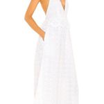 Tularosa  Brier Embroidered Dress in White Small New Womens Maxi Eyelet Long Gown Photo 2