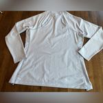 Peter Millar  Quarter Zip (Woman) White & Blue Stripe - Size L Photo 1