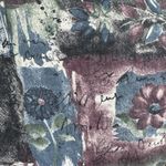 Vintage Painterly Floral Vest USA Made festival summer spring Purple Size M Photo 5