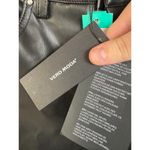 VERO MODA NWT  Bella High Rise Sexy Faux Leather Biker Black Trousers Size Small Photo 7