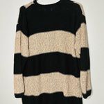 Vintage Paul Harris Black Checkered Shoulder Pad Oversized Sweater size Large Photo 4