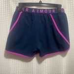 Under Armour  Women's Navy and Pink Shorts Photo 2