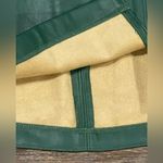Hollister Hunter/Forest Green Ultra High-Rise Vegan Leather Mini Skirt - X-Small Photo 11